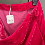 Free People Velvet Pink Mini Skirt Photo 1