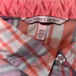 Victoria's Secret  Pajama Set‎ Plaid Sleepwear Button Up Top & Pants Small Photo 4