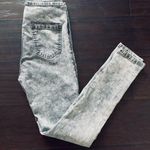 Classic Fashion Vintage 80s Grey Acid Washed High Rise Jeggings/Leggings Size L Photo 1