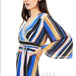 Ny Collection  Petite Striped Fit & Flare Dress Sz PM Photo 5