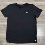 Marine layer Women Black Embroidered Bee Crew Neck Short Sleeve T-Shirt Sz M Photo 8