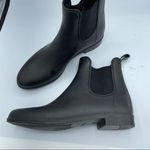 Sam Edelman Black Rubber Chelsea Rain Boots Womens 10 Waterproof Winter Fall Photo 1