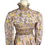 Marcel Fenez by Roland Klein Authentic Vintage 1970s Prairie Maxi Hostess Dress Purple Photo 5