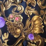 Buttons Vintage Tess Womens Jewels Print Shirt Top Blouse Retro  Down Back Size 6 Photo 7