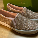 Keds for Kate Spade Pink and Gold Glitter Shoes 7.5 M Photo 0