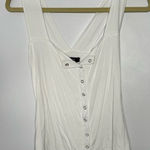 Michael Lauren Micheal Lauren white tank top size small Photo 0