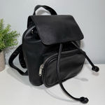 Wild Fable Black Faux Leather Mini Backpack Photo 0