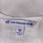 Southern Tide  linen top embroidered with tassels size medium Photo 4