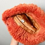 Cult Gaia  kumi orange shearling wool bucket hat Photo 7