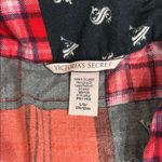 Victoria's Secret Red and Black Plaid Sleep Shirt Photo 1
