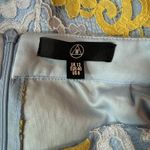 Missguided Y2K Lace Trumpet Midi Skirt Blue Yellow Semi Sheer Lined Coquette Ruffle M 8 Photo 8