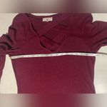 Bobbie & Brooks Bobbie Brooks Women’s Knit Sweater Dress/ Long Tunic Cage Neck Red Stretchy Sz M Photo 9