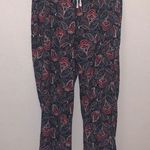 Liz Claiborne Paisley Print Pull On Drawstring Pajama Pants Photo 0