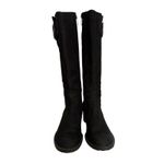 Paul Green  Boots Womens US 6.5 UK 4 Black Kendra Knee High Nubuck Buckle Lug Photo 1