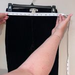 Anti Blue Black Soft Ribbed Legging Pants Photo 3