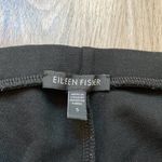 Eileen Fisher  Black Slim Dress Pants with Ankle Zippers Size S Photo 2