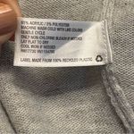 Knox Rose Women’s Small Light Gray Fringe Sweatshirt Chic Casual Photo 5