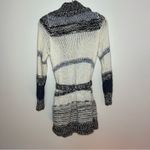 Loft  Chunky Open Knit Tie Waist Oversized Long Line Cardigan Sweater XS/S Photo 6