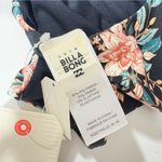 Billabong NWT $78 Let it bloom one piece swimsuit floral black M Photo 3