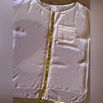 Maria Filo White Short Sleeve Top Size M full buttons at the back Size M Photo 5
