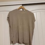 H&M  Basic Sleeveless Shell Medium Beige Knit Acrylic Viscose Blend Sweater Photo 2