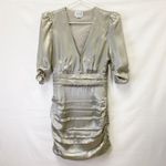 Saylor New!  Madonna Silver Mini Dress‎ XS Photo 3