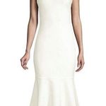 Likely NWT  Raelynn Dress Revolve White Flounce Hem Mermaid Fitted High Neck Sz 6 Photo 0
