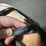 Kate Spade  Clorinda Flat Pebbled Black‎ Leather Tassel Sandal Size 6M Photo 2