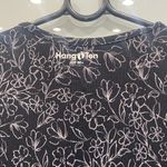 Hang Ten  Women's Black and White  Floral Print Long Sleeve Fishing Shirt Sz M Photo 3