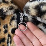 Nine West Faux-Fur Leopard Bomber Jacket size S Photo 8