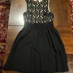 Francesca's  black and tan dress Photo 0