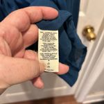 Free People FREE PEOPLE Womens Lace Teal Blue Emily Mini Dress Large Beachy Boho Festival Photo 10