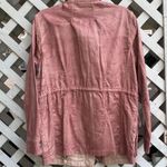 Free People Double Cloth Military Jacket Pink Photo 4