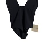 Mara Hoffman  Audrey Black Plunge Neck One Piece Swimsuit Size XS Photo 5