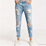 BDG  Women’s Slim Boyfriend Low Rise Distressed Denim Jeans Size 27 Photo 1