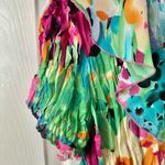 Allison Taylor multi color floral short sleeved blouse Photo 10