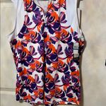 PGA Tour  White and Purple Sleeveless Top Photo 7