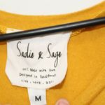 Sadie and Sage Sunkissed Tie Front Shirt Size Medium Photo 3