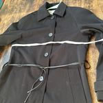 Calvin Klein Liz Claiborne size small Black Trench Coat Photo 9