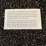 Lauren Merkin NWOT Zippered Black Clutch w/Gold Glitter Photo 6