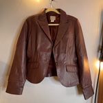 Vintage Philippe Adec leather jacket Size 8 Photo 0