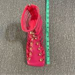 Vivienne Hu New York Square Toe Strapped Leather Cage Sandals Pink Size 7 Photo 14