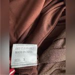 Tadashi Shoji  Metallic Bronze Gold Pleated Formal Cocktail Dress Small Photo 13