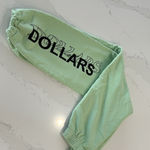 The Mayfair Group IT COST $0 TO BE A NICE PERSON Sweatpants Green Photo 10