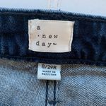 A New Day Straight Wide Leg Dark Wash Womens Denim Jeans NWT Size 8 Stretch Photo 4