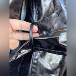 VIVIENNE HU VHNY VINYL TRENCH COAT IN BLACK SIZE 8 Photo 13