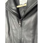 Worthington Genuine Lambskin Leather Jacket Sm Black Zip Front Y2K Gilmore Girls Photo 3