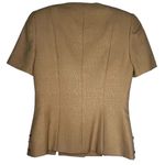 Vintage Kasper A.S.L. Skirt‎ Set Tan Size 4 Photo 5