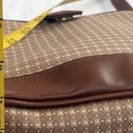 Liz Claiborne Vintage Crossbody Leather Purse Brown Small Pockets Bag square Photo 4