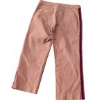 Lila Ryan  Camel The Kit Side Stripe Crop Trousers Size 12 Photo 6